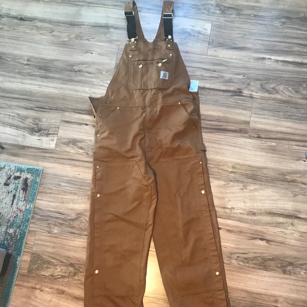 Carhartt Zip-To-Thigh Bib Overalls (unlined)